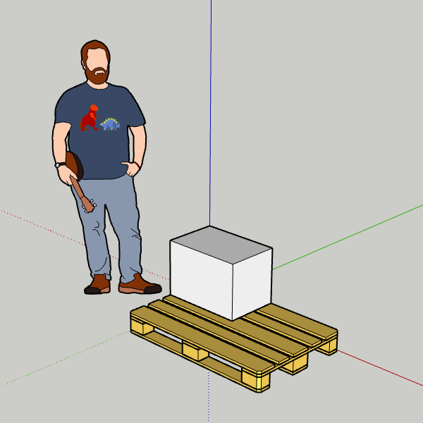 0.1 м³ — коробка 40×40×60